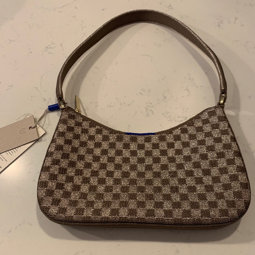 Rothy’s Mini Shoulder Bag Light Pewter NWT - Picture 3 of 7